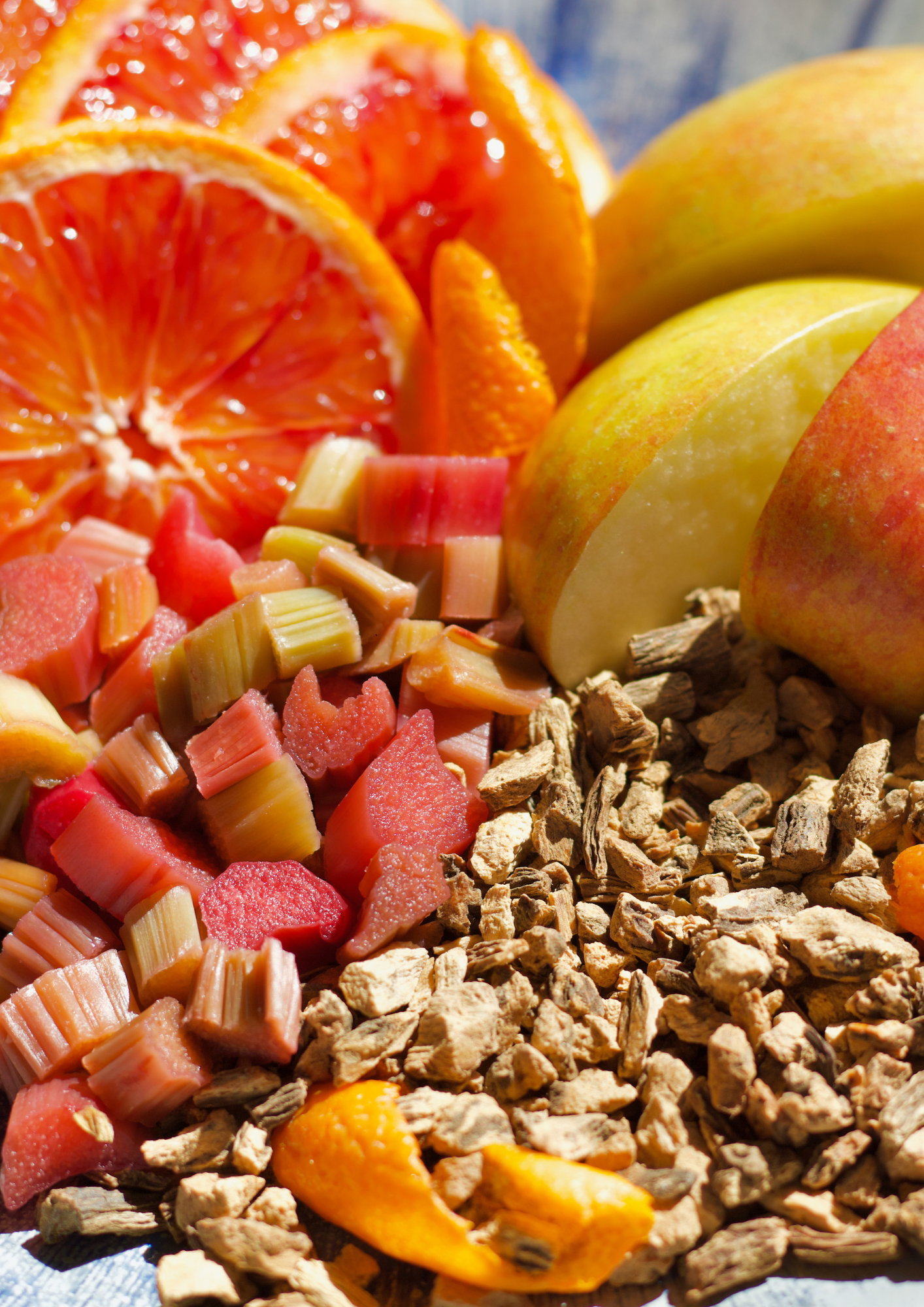 ORANGE SANGUINE RHUBARBE